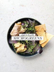 Seasonal Eating: What to do with Microgreens?